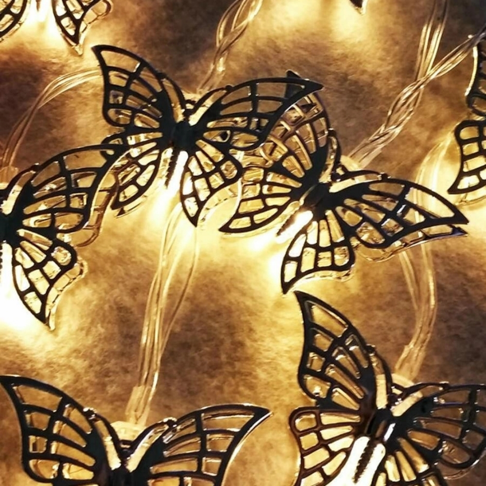 10pcs Butterfly Bulb String Lights